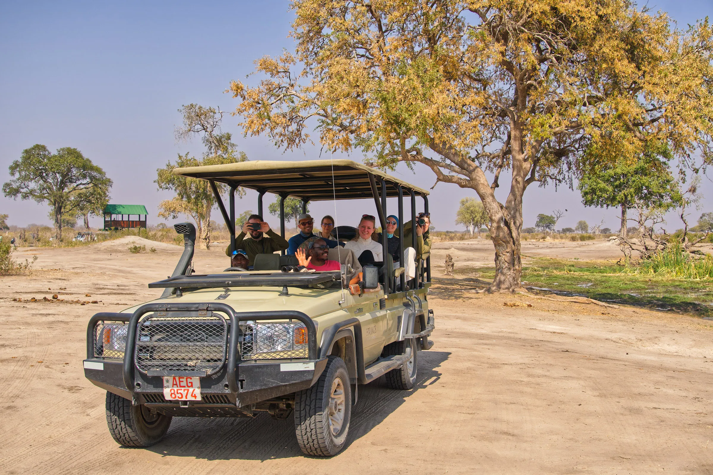 Sunway Zimbabwe Hwange game drive Ole Geilich